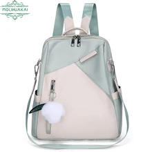 2022 Women Anti Theft Backpacks Students School Bags for Teenage Girls Waterproof Vintage Laptop Leather Travel Backpack Mochila