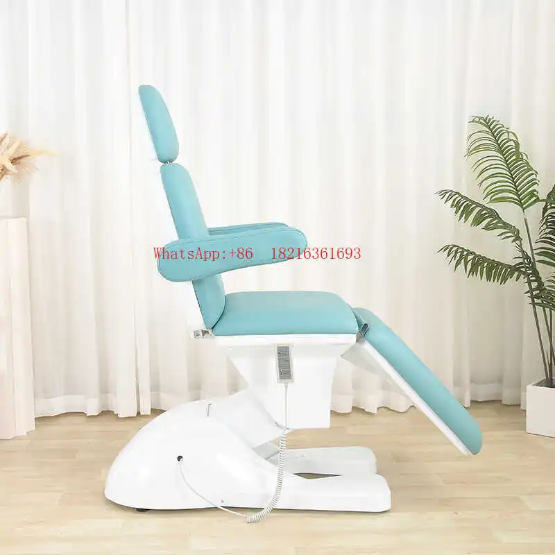 Electric Visual Ear Picking Beauty Bed, Multi-functional Lifting Folding Bed for Beauty Salons