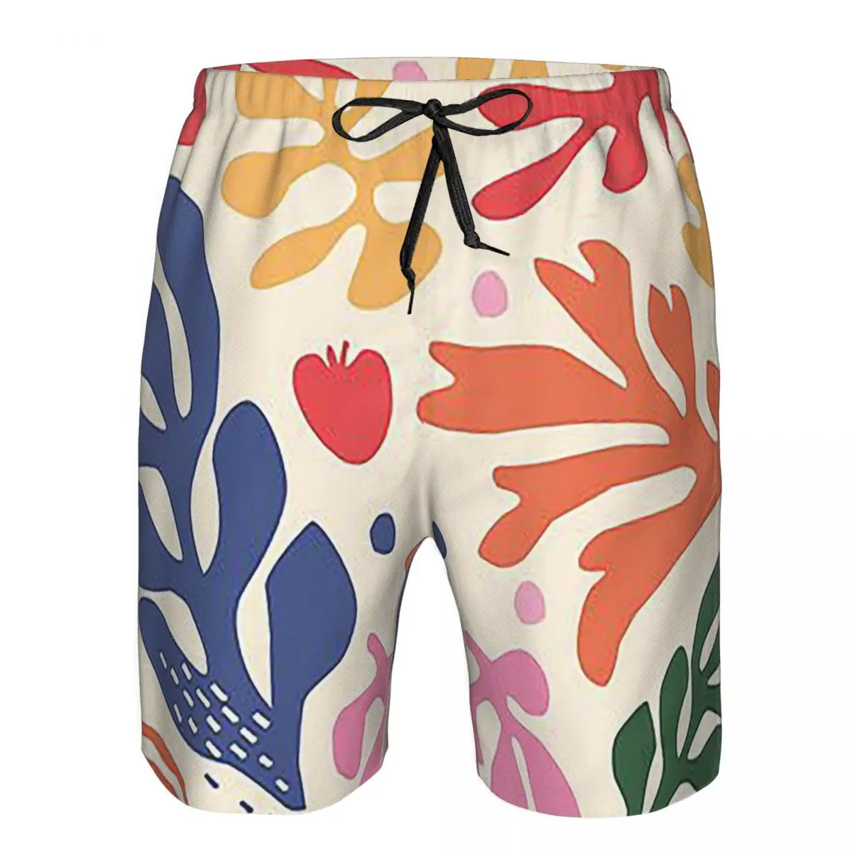 Matisse Flowers A Trunks Beach Board Shorts Casual Quick Dry Swim Summer Men Pants