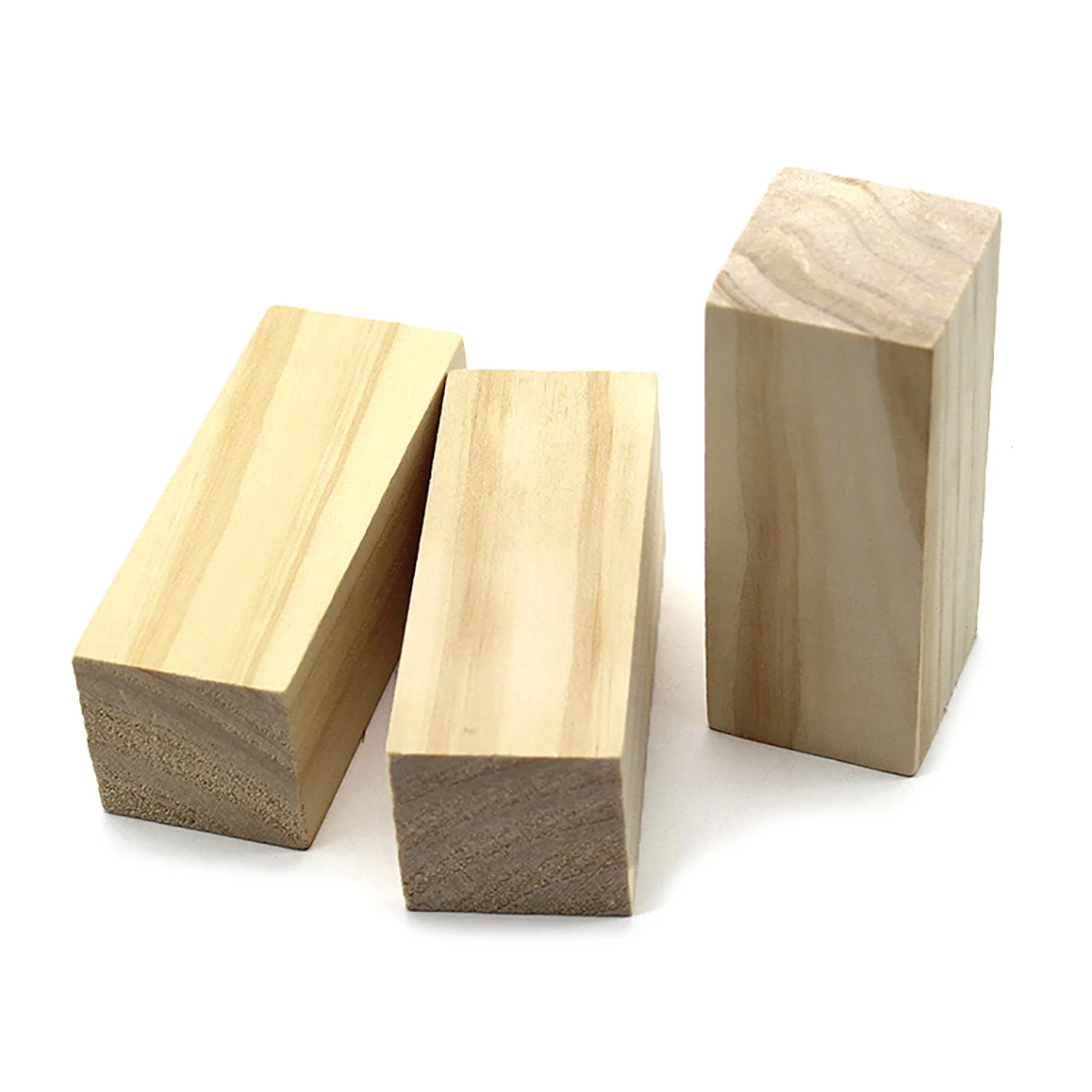 4*4*10cm 5*5*10cm Square Wood Block Unfinished Wooden Cubes DIY Model Material Crafts Decoration Puzzles Making Parts