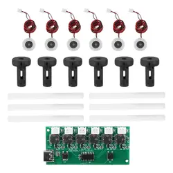 USB Humidifier Module Set Atomization Plate Circuit Board 6 Spray, Professional DIY Humidifier Control Board Atomization Disc