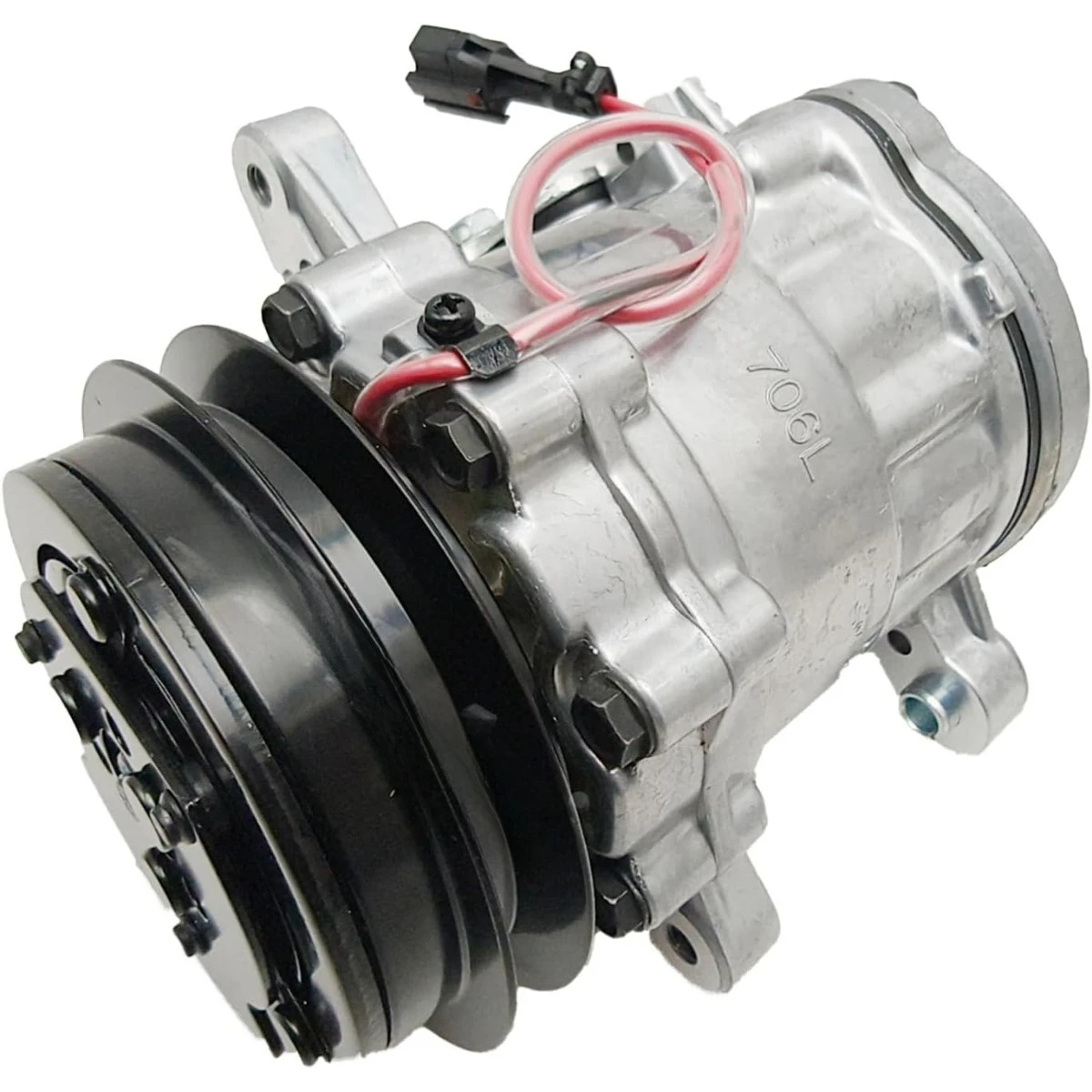 

12V KHR3536 4615804 0296712931 22L-979-2200 22L-979-2211 12V A/C Compressor For 27D 35D Hitachi Excavator ZX27U-2 Compatible