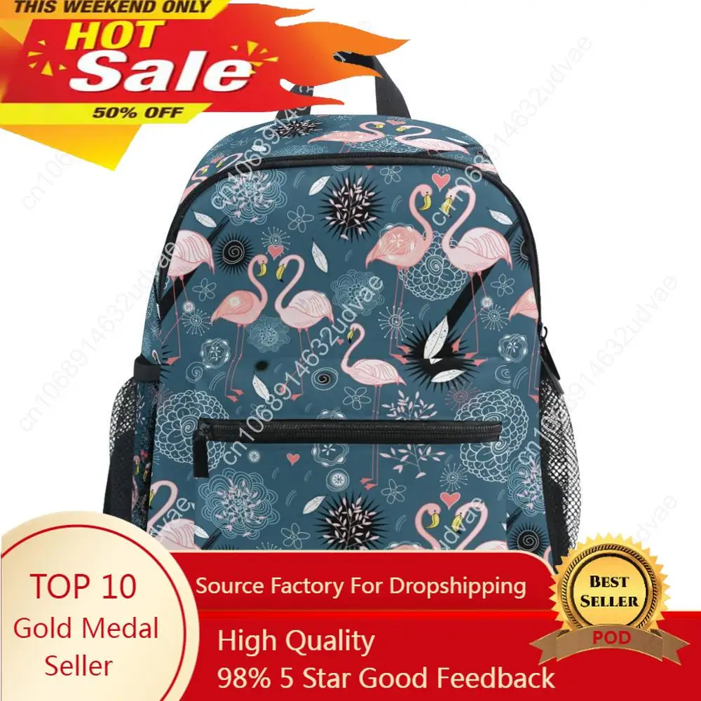 

Flamingo Kids School Bags For Boys Girls Waterproof Designer Schoolbag Children School Backpack For Girls Best Gift To Toddler