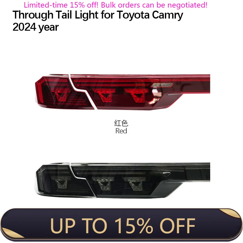 

Zhengwo Factory Modified Car Tail Lights For Camry 2024 Sequential Turn Signal Sport Dynamic Startup Custom Rear Lamp Assembly