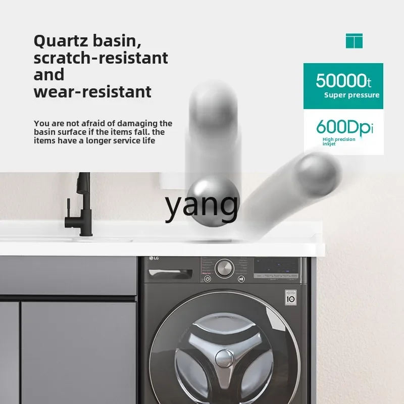 غسالة ألومنيوم بمساحة LMM، خزانة متكاملة، شرفة كوارتز، حجر غسيل، حمام سباحة، لوح غسيل، قطع زاوية