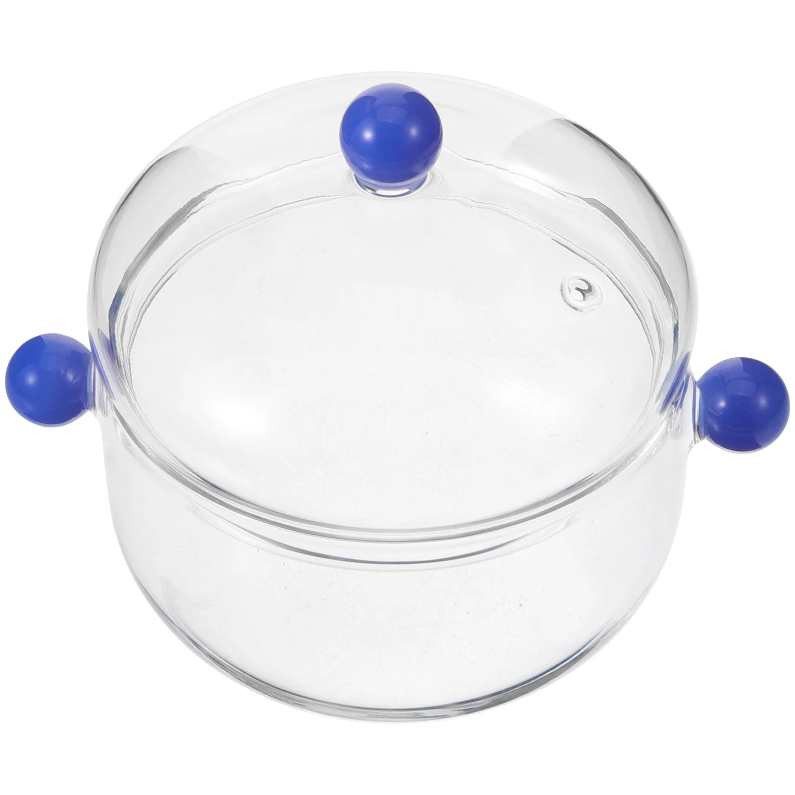 

Glass Soup Pot with Lid Heat Resistant Transparent Cooking Pot for Stewing Boiling Noodles Instant Soup Kitchen Cookware