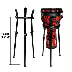 Adjustable African Drum Stand 10 Inches 12 Inches Djembe Bracket Adult Children Drums Percussion Instruments Performance Stand