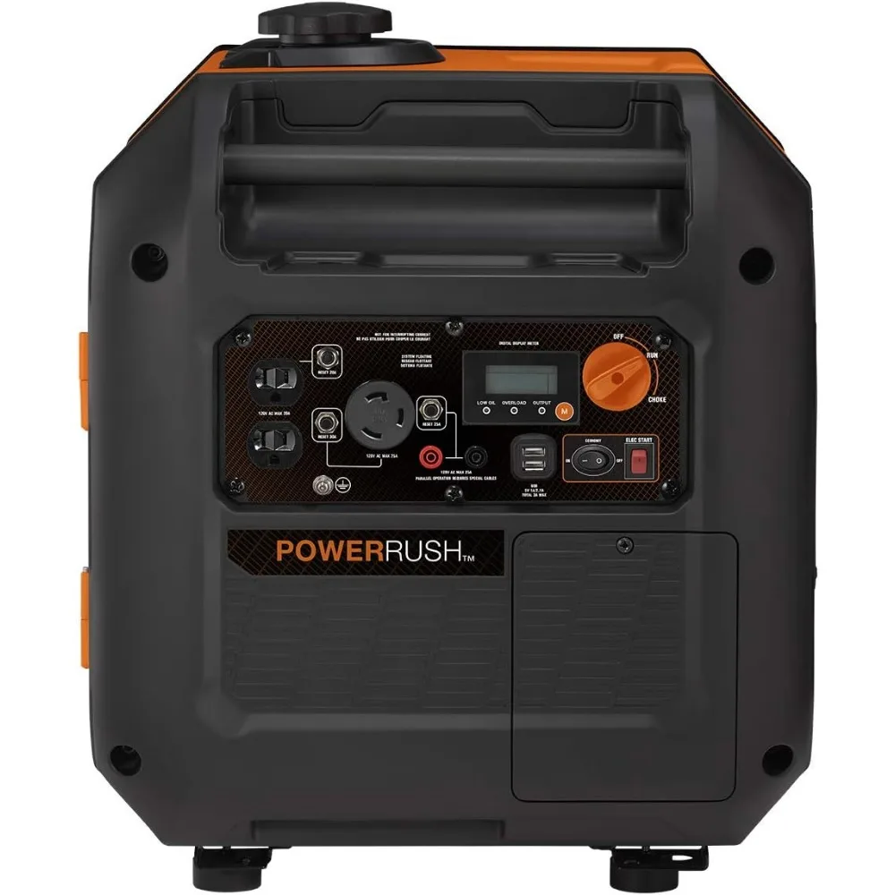 iQ3500 3,500-Watt Gas-Powered Portable Inverter Generator - Durable, Lightweight Design - Speed Selection