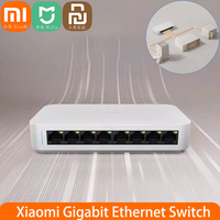 Xiaomi Mijia RJ45 VLAN Lan Hub Switch 1000Mbps Mini Network Switches Ethernet Splitter  Router 8 Ports Gigabit Ethernet Switch