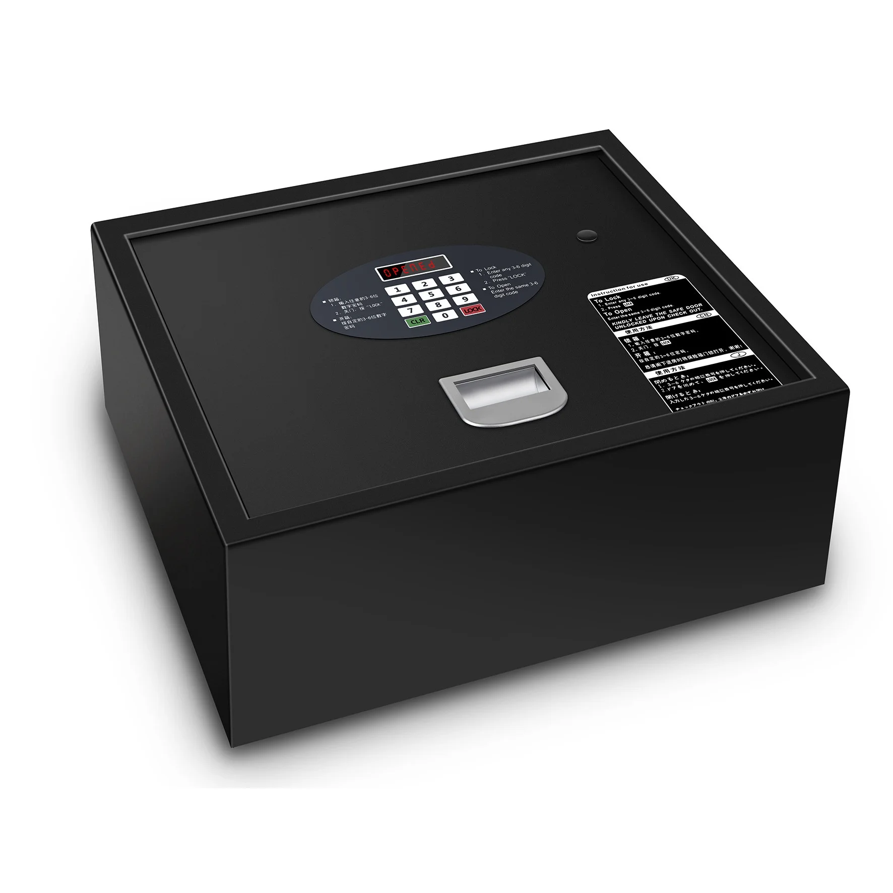 

818Популярный отель с открытым верхом, электронный сейф, цифровой замок для отеля, гидравлический тип, цифровой мини-огнестойкий сейф Bo