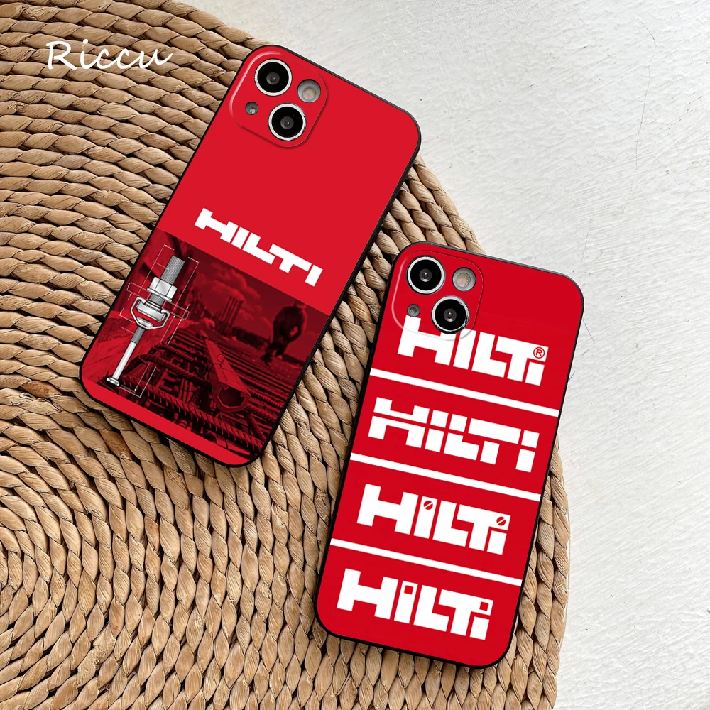 FOR IPhone Toolbox Brand Hilti Tools Phone Case 15 14 11 12 Pro 14 Plus X Pro 14 MAX 13 MINI XR XS 14 13 Pro Soft Phone Covers