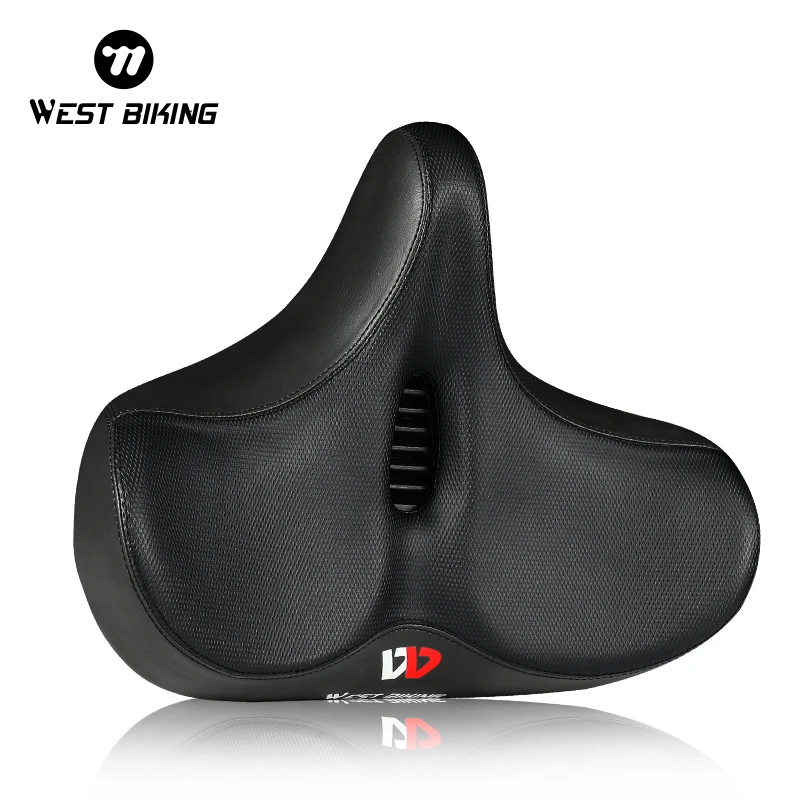 WEST BIKING Bicycle Seat for Men and Women Waterproof Bike Saddle Gel Soft Shock Absorbing MTB Mountain Road Bike Cushion Seat