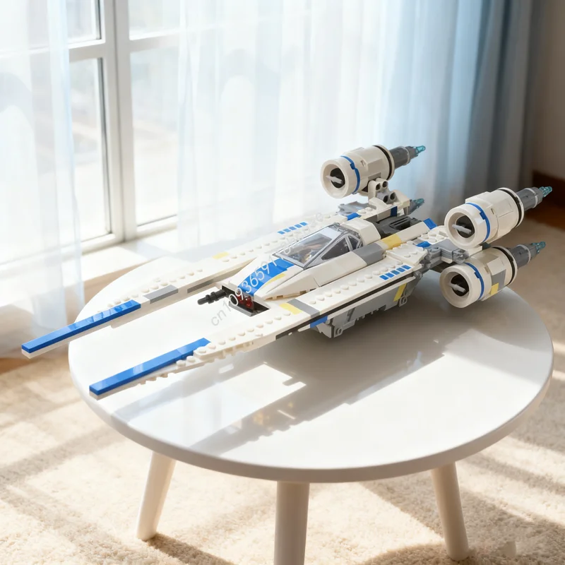 

570 шт. MOC U Wing Set MOD Star Battle Model Строительные блоки Рождественский подарок Строительство DIY Творческое образование Кирпичные игрушки Дети