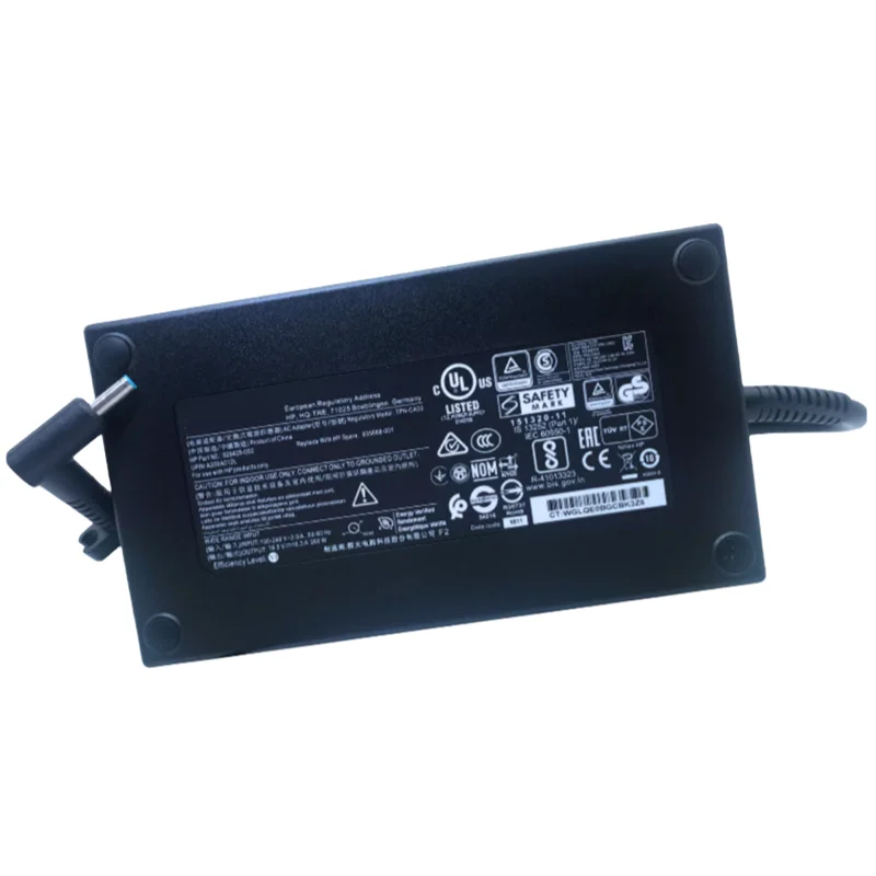 

Genuine For HP Omen ZBook 17 G5 G6 19.5V 10.3A 200W 4.5*3.0mm Blue Tip Charger TPN-CA03 835888-001 A200A008L 815680-002 Adapter