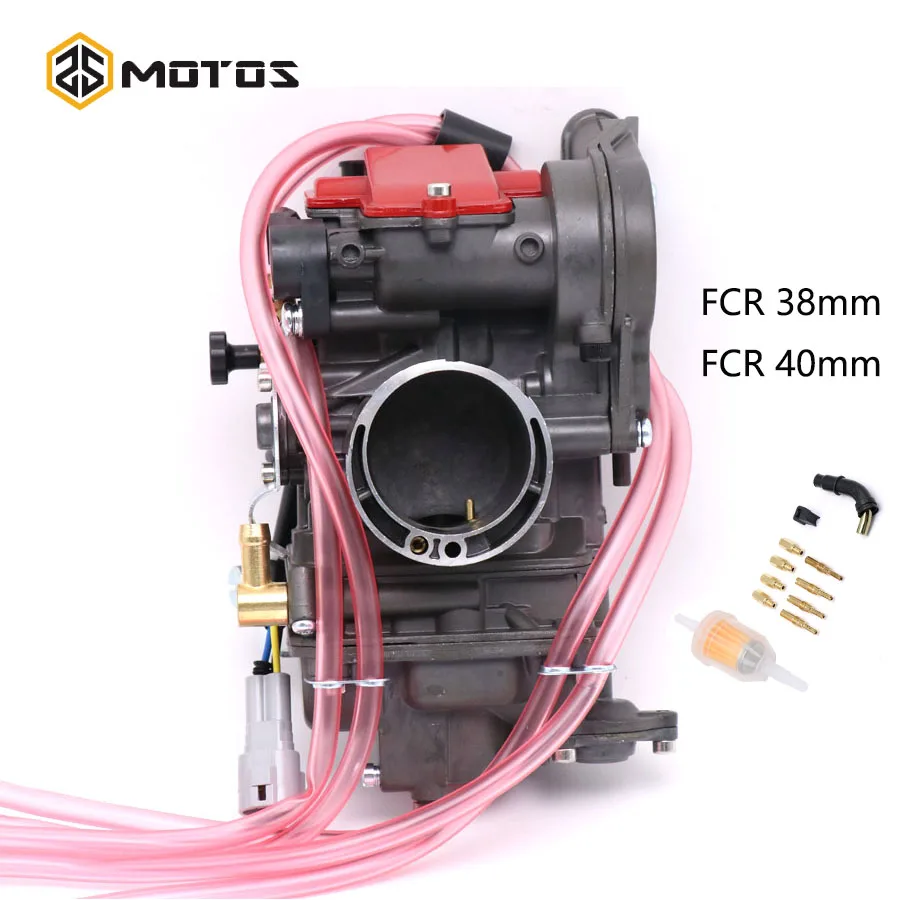 ZS MOTOS 38mm 40mm FCR Carburetor For Keihi FCR MX Carburetor For Yamaha YZF250 YFZ450 WR250F WR450F 250-650cc Engine Motocross