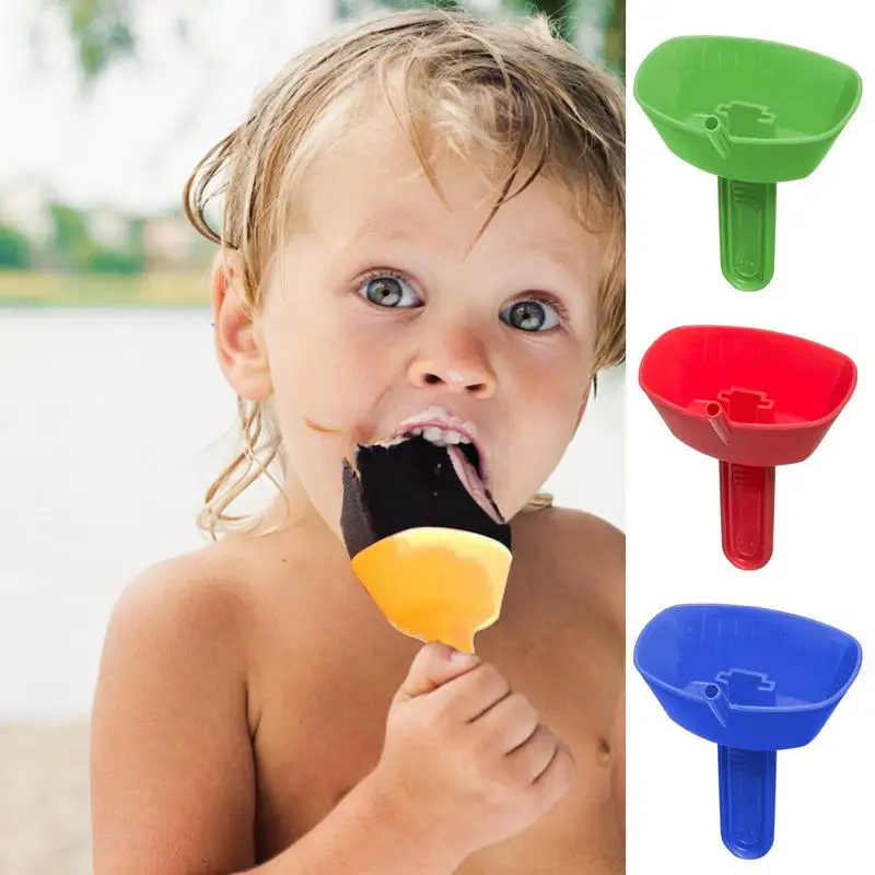 

Popsicle Protectors with Straw Ice Guard Ice Cream Holder Cartoon Style Anti-drip Tray Party Necessity Drip Free Popsicle Holder