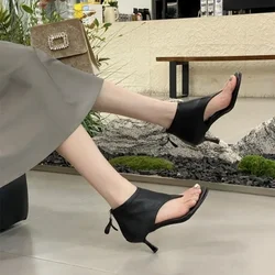 2024 Pumps Heels Shoes New In Women Flip Flops Designer Fashion Zippers Peep Toe Ladies High Heels Sandals Boots Female Footwear