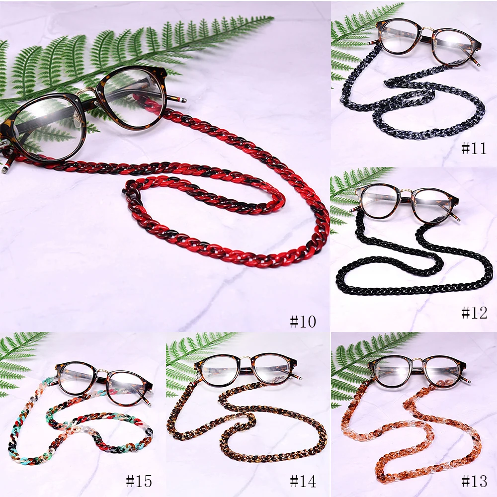 Eyewear Accessories Mask Holder Acrylic Anti Slip 72cm Glasses Chain Neck Strap Eyeglasses Rope Mask Chain