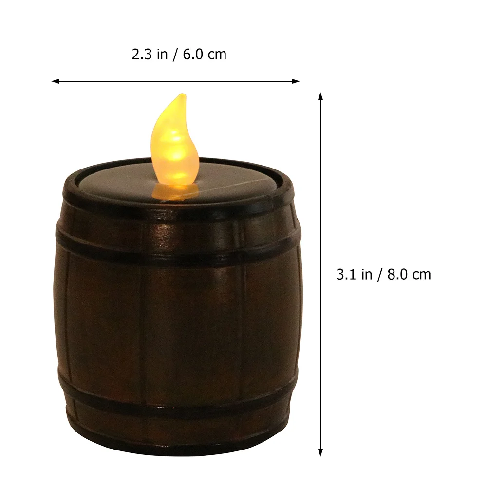 Waterproof Solar Powered Tealight Flameless Solar Light for Outdoor Home Garden Decoration Bucket Lamp Simulation