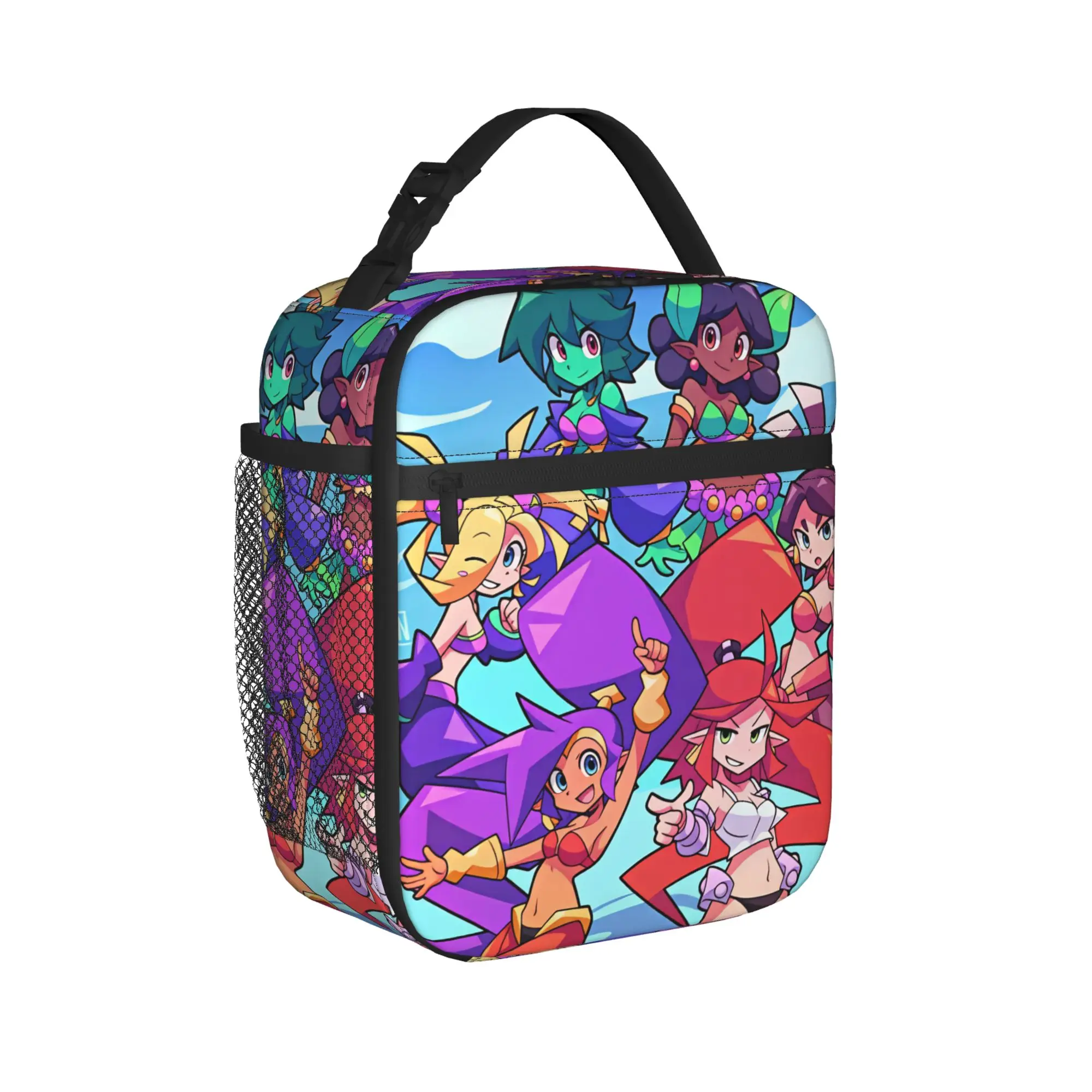 Shantae Half Genies  Lunch Bag For Unisex  Designer Lunch Box Leisure Picnic Cooler Bag Convenient Oxford Tote Food Bags