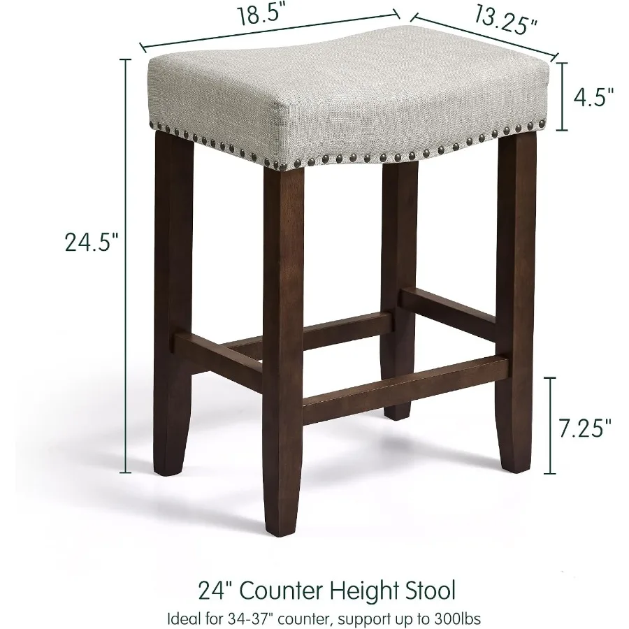 Bar Stools Set of 2, 24