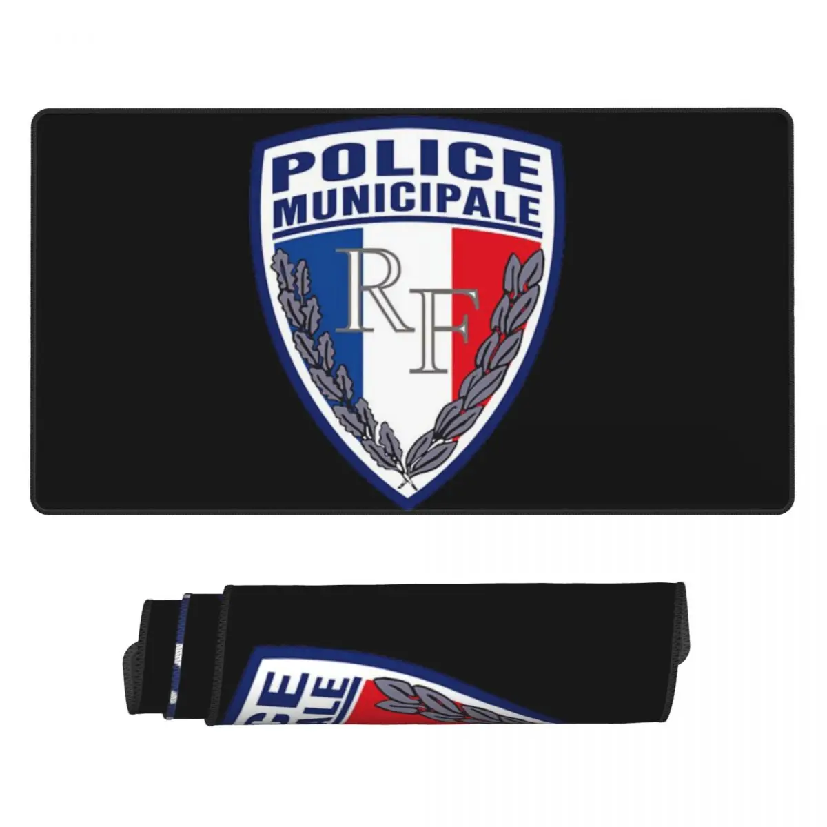 

Large Mouse Pad FRENCH MUNICIPAL POLICE INSIGNIA Gamer PC Laptop Mats Keyboard CarpetComputer Gaming Office Accessories Desk Mat