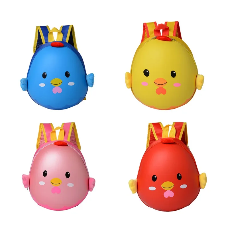 Kids Backpack Cute Cartoon Chick Shell Waterproof Bag Backpack Children Boys Girls Preschool Kindergarten Gift Casual Bags