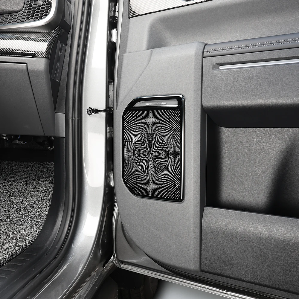 4 قطع لتزيين مكبرات صوت أبواب  - مراجعة Car Accessories Sound System وسعره