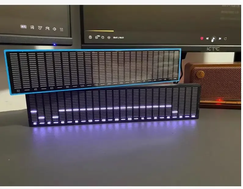 DIY LED Audio Spectrum Display Pickup Atmosphere Lightvoice Controlled Music Spectrum E-sports Room Car Mounted