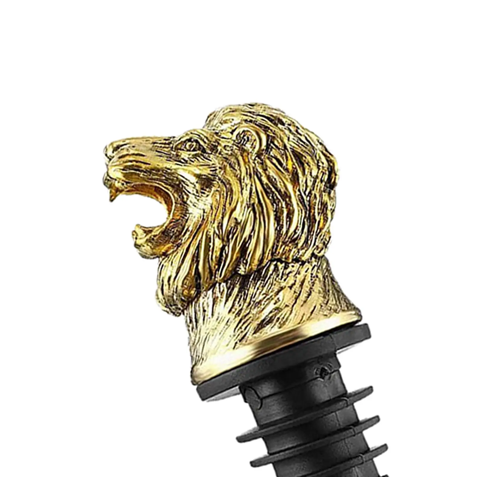 Zinc Alloy Wine Pourer with Animal Design Aerator Diffuser Stopper for Kitchen Restaurant Bar Gifts