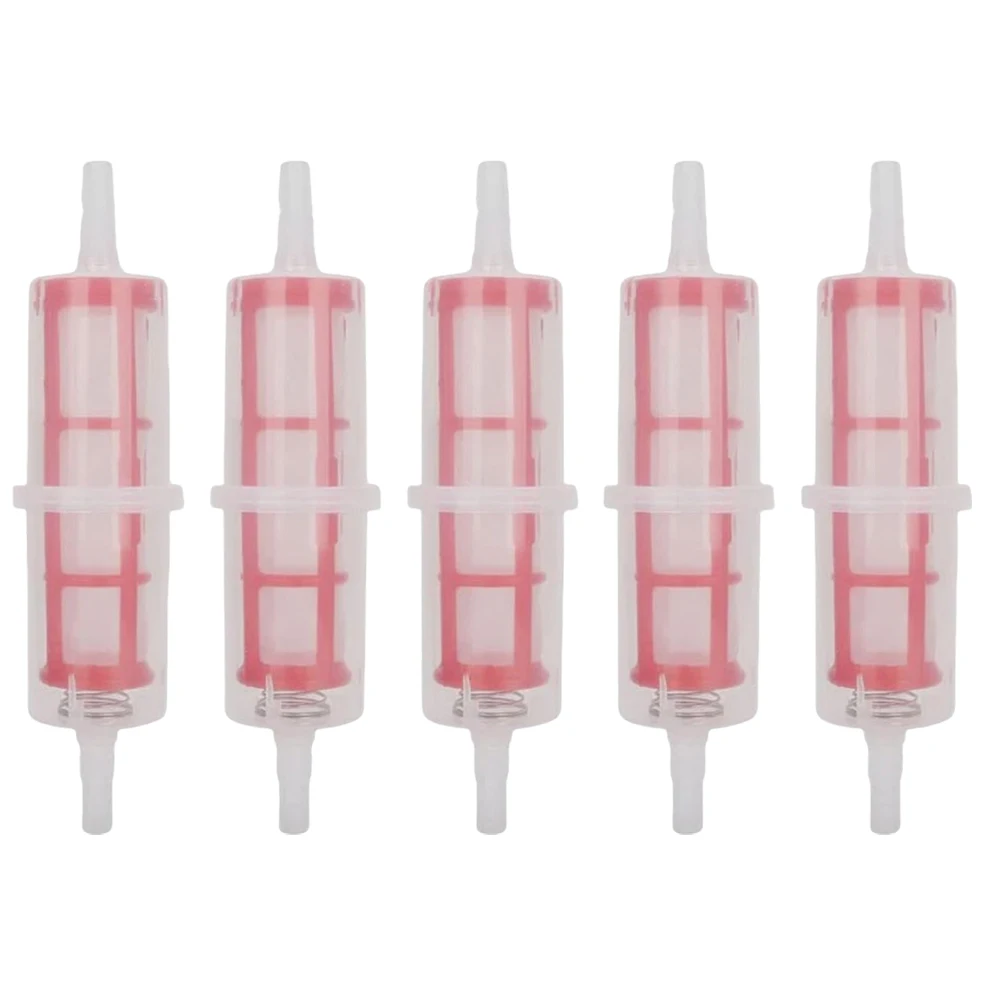 

Compatible Fuel Line Filter 10 Mm Inner Diameter 5Pcs Fuel Filter Contaminant Protection Convenient Replacement