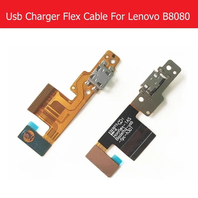 Genuine USB Charger Connector Flex Cable For Lenovo Yoga Tablet B8000 B8080 B6000 Usb Charging Jack Dock Flex Ribbon Repair