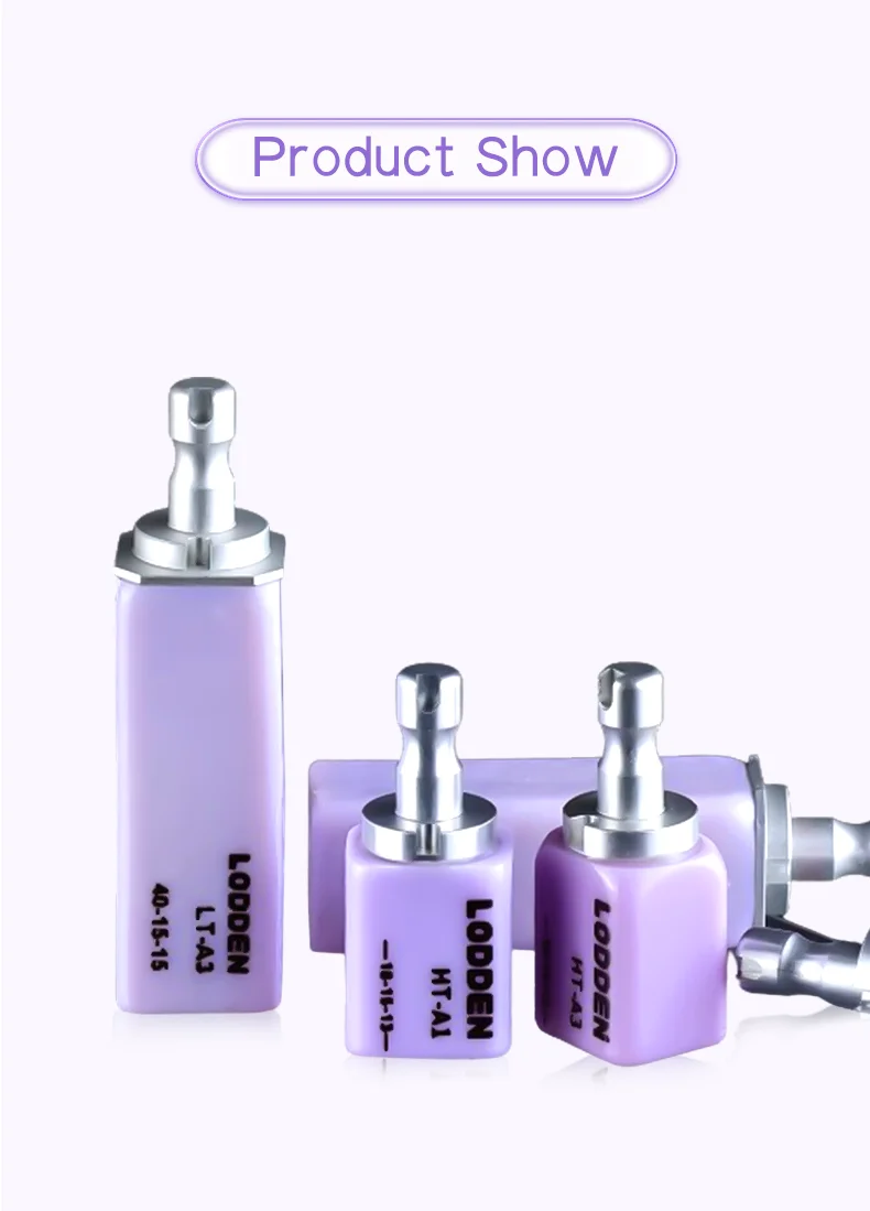 LODDEN 2 Box B40 Glaskeramikblöcke Dentallabor Lithiumdisilikat C14 für Zahnmedizin Veneers Kronen Sirona Cerec Frässystem – Detail 8