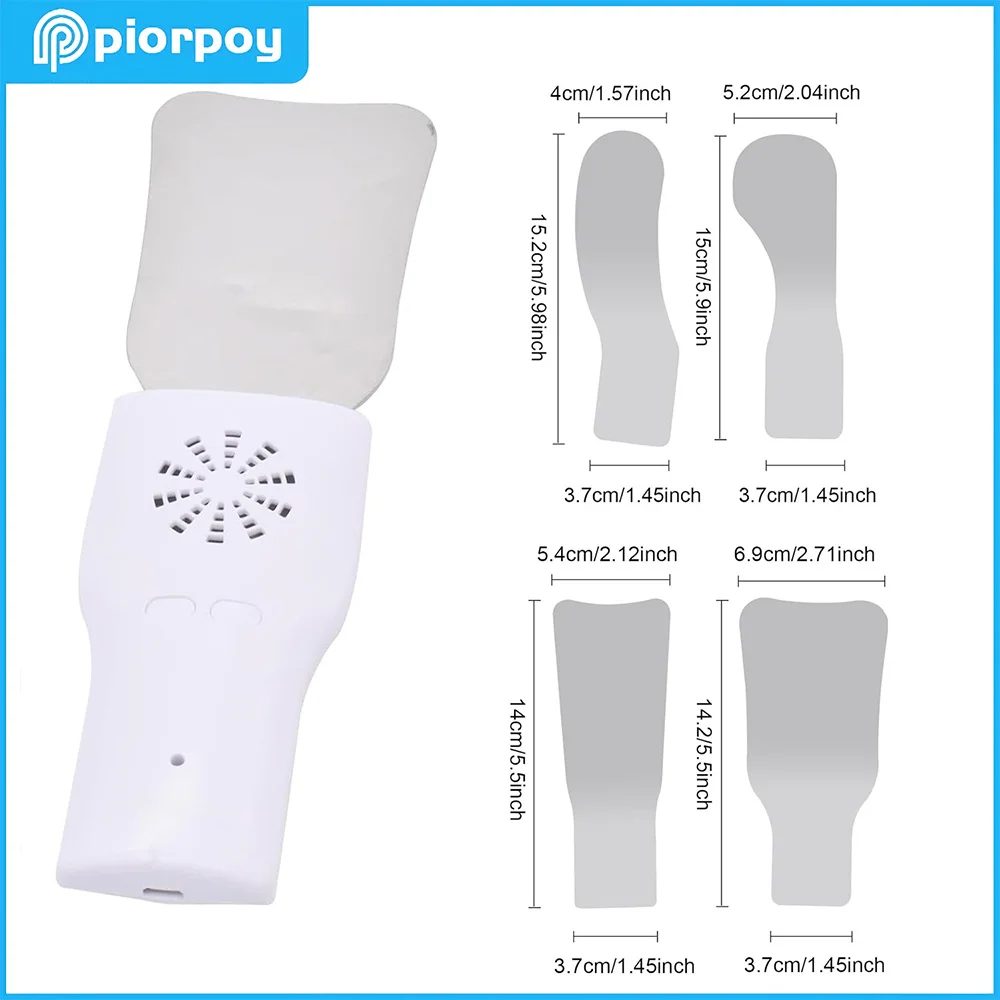 

PIORPOY Dental Anti-Fog Mirrors Set Intraoral Photography Mirror Stainless Steel Automatic Defogging with LED Light Reflectors