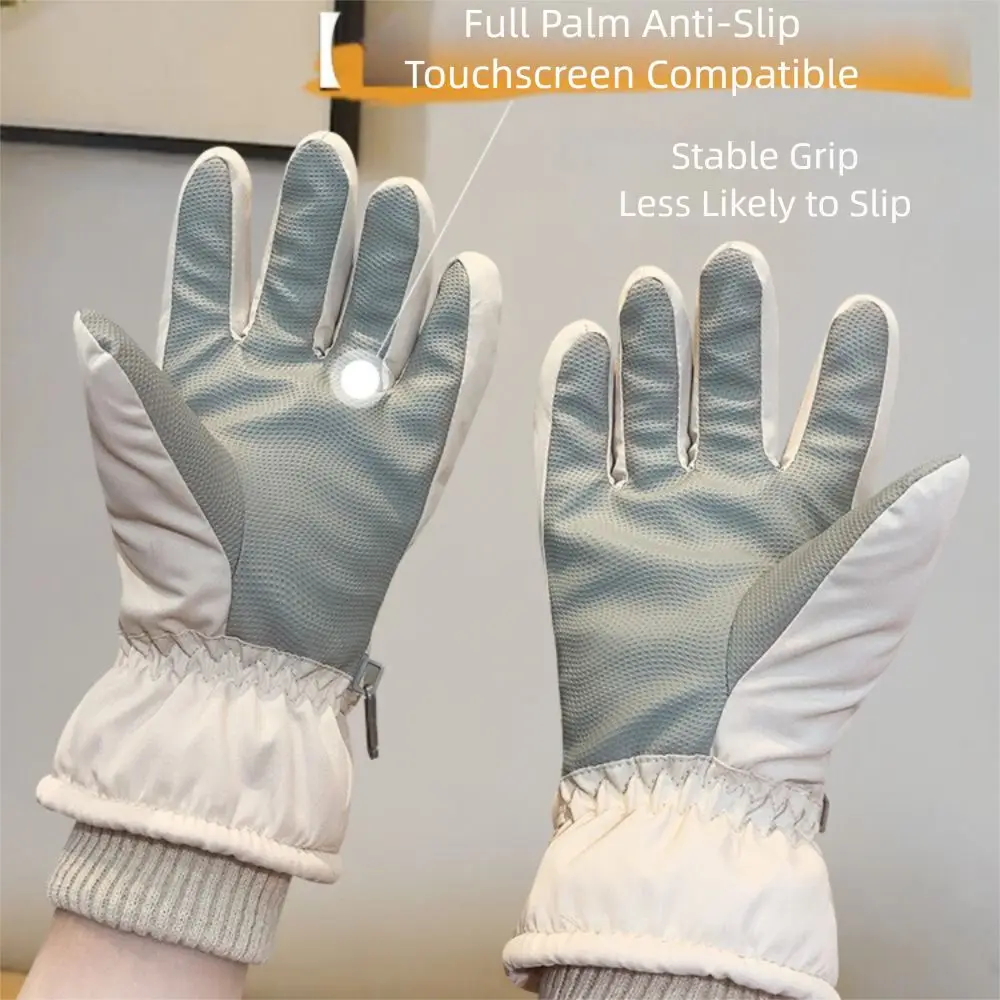 

Fashion Winter Warm Women Gloves Windproof Waterproof Snowboard Ski Gloves Touch Screen Snow Gloves Outdoor Sports