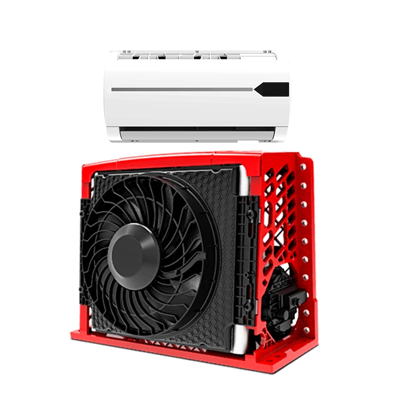 

Upgraded versionDC12V 24V Split High Air Volume Parking Roof Air Conditioner Vehicle Truck RV Auto Conditioner for Cars and RVs