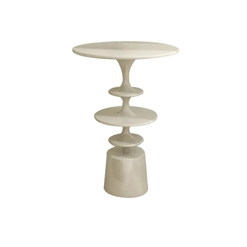 Modern  Coffee Table Outdoor Fiberglass Living Room Furniture Contemporary Panel Style for Home Use