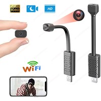 1080P HD Portable Mini Camera Wifi USB IP Webcam Remote View Small Camcorder Night Vision Motion Detection Invisible Espia Cam