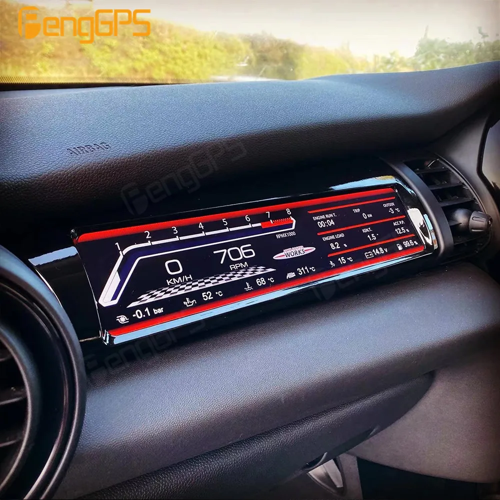 

Co-pilot Digital LCD instrument For BMW Mini F55 F56 F57 2015-2020 Dashboard Cockpit speedometer Entertainment Multimedia Screen