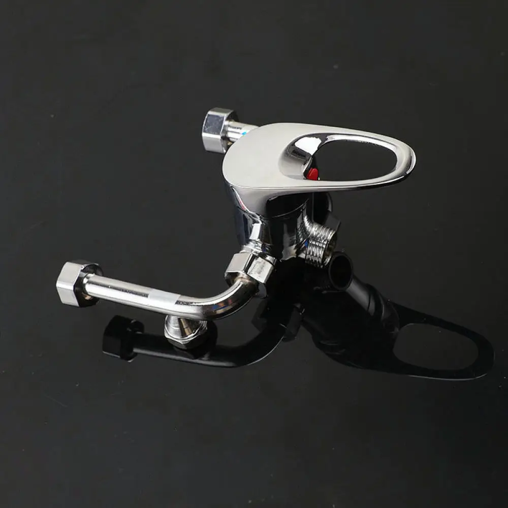 Exposed Copper Mixing Valve Hot Cold Water Controller For Electric Water Heater Bathroom Shower Tap Replacement Parts