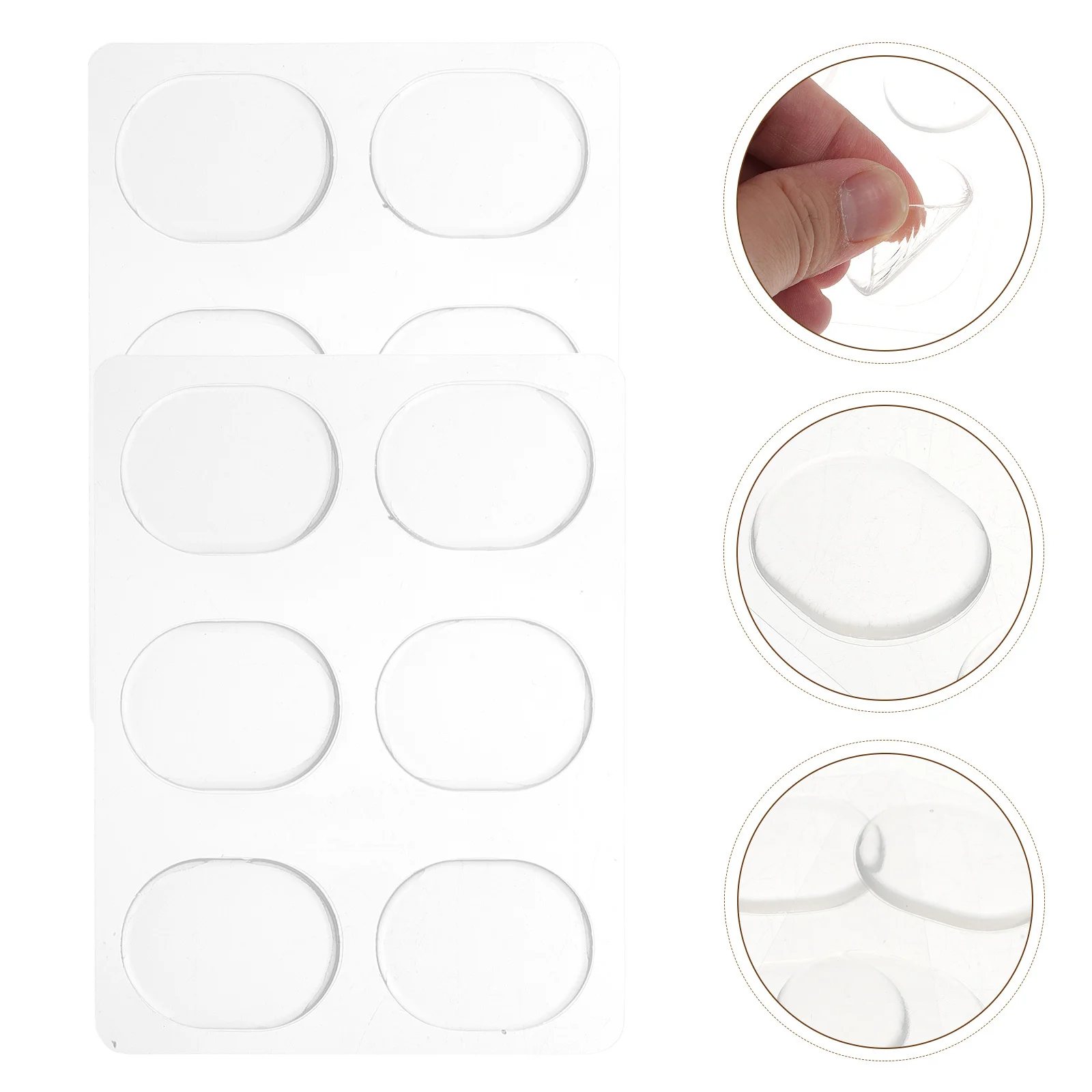 

12Pcs Self-Adhesive Drum Mute Pads Professional Silicone Dampeners Silent Drum Accessories for Home Practice Noise Reduction
