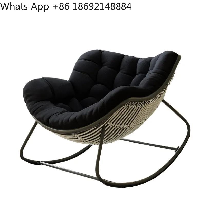 Integrated rocking chair seat cushion, single sofa hanging basket indoor and outdoor general cushion, waterproof/120 100 10cm - view 4