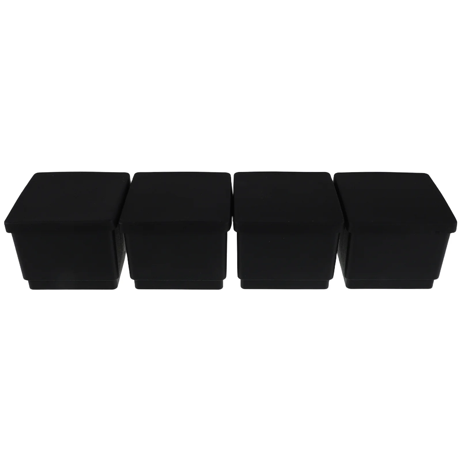 

4Pcs Square Rubber Furniture Heightening Pads Anti Slip Floor Protectors for Bed Couch Table Chairs Anti Skid Pads for Furniture