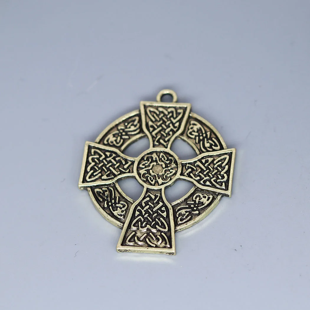 3Pcs/lot Armenian Cross Boho Charm Pendant For DIY Necklace Handmade Jewelry Making