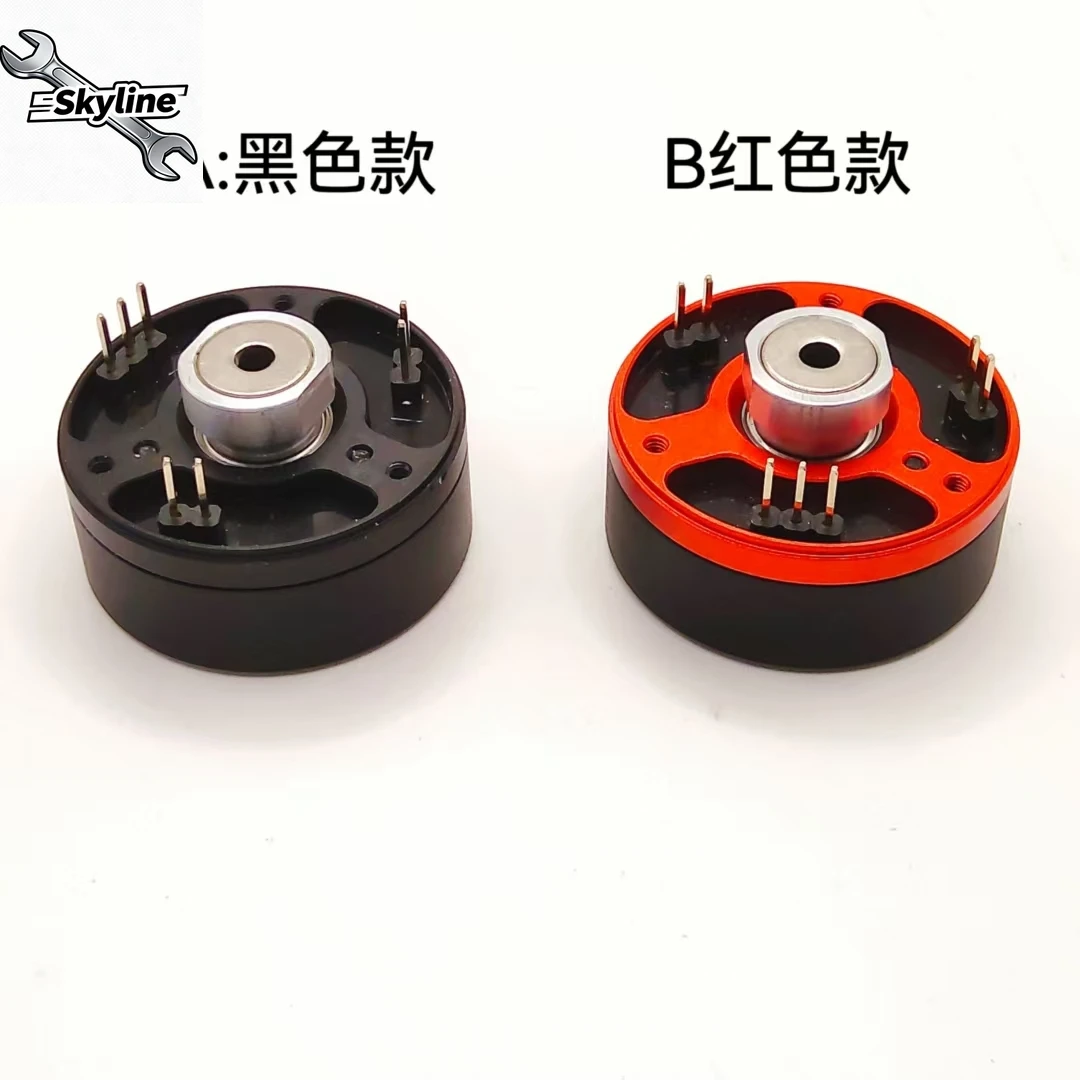 outer rotor, neodymium strong magnetic, hollow shaft gimbal motor, unlimited position, with magnetic ring