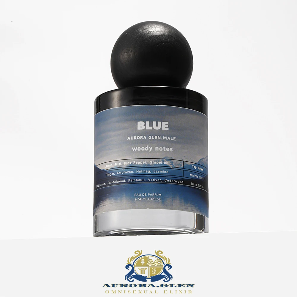 

Мужские духи BULE Woody Fragrance с лимонной мятной, сандаловым деревом, ветеринаром, стойким EDP, стойким, 50 мл, мужские духи для работы
