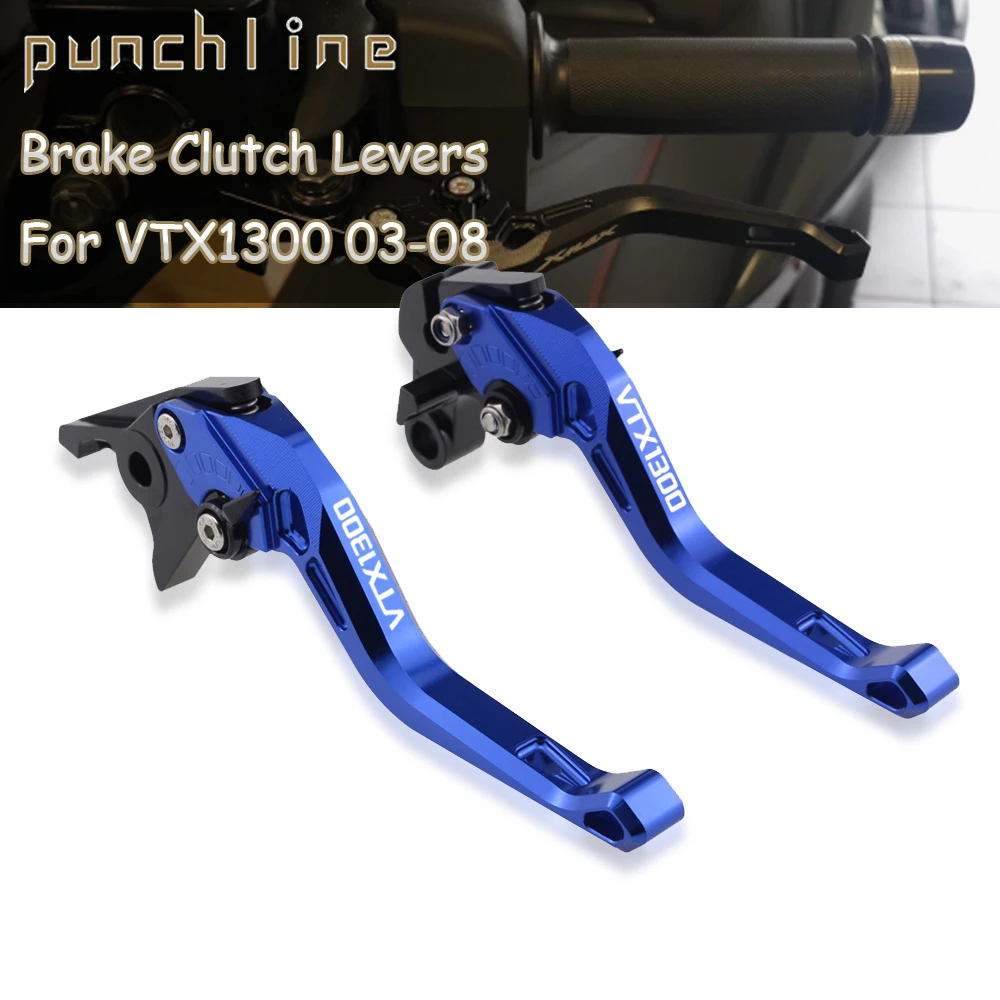 

Fit VTX1300 2003-2008 Clutch Levers For VTX 1300 Brake Handles