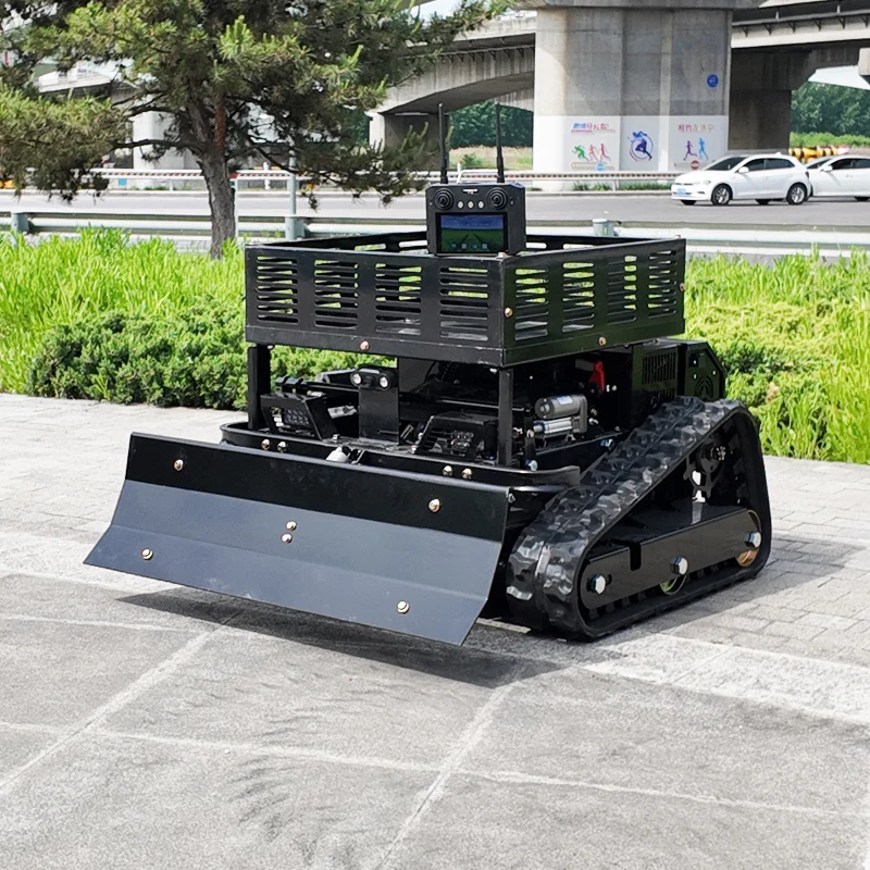 Customized Heavy?Duty Radio?Controlled Flail Mower Tracked Lawn Mower Self-Propelled For Wild Grass Clearing Work  mower
