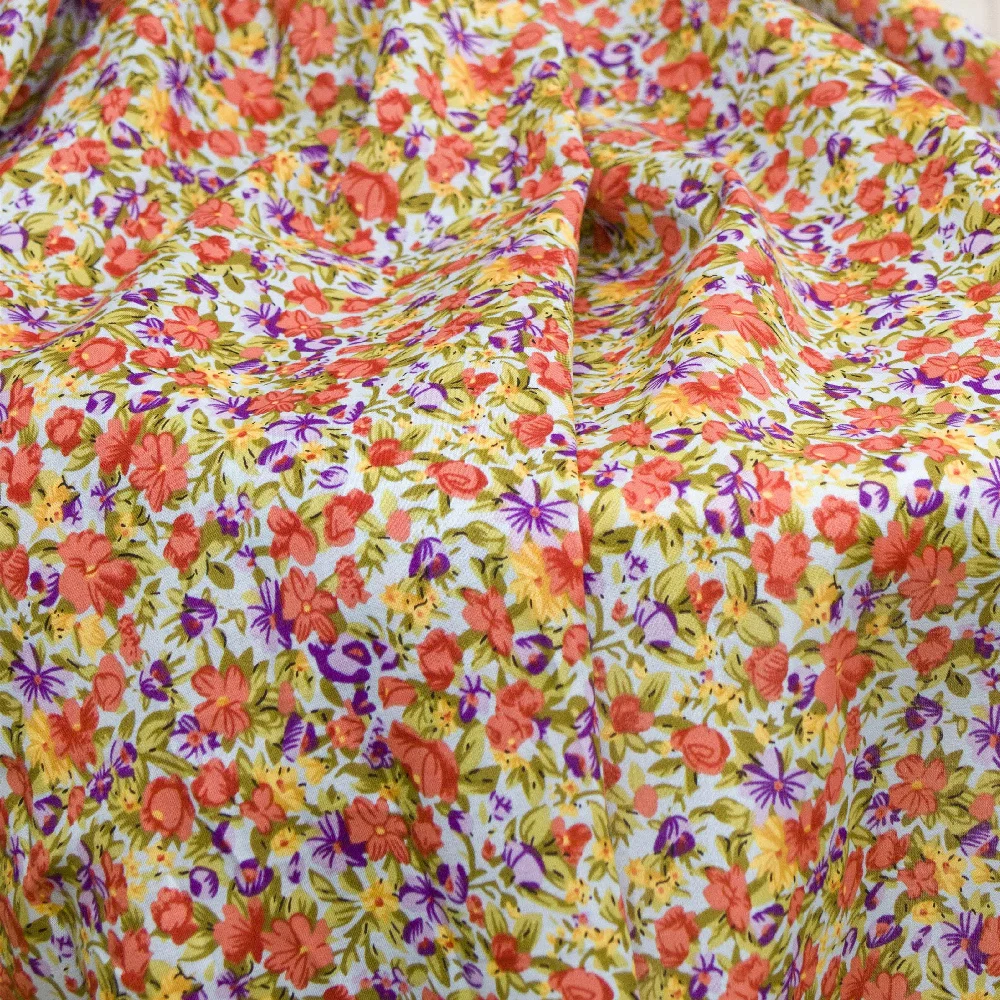 145 x 50 cm, Frühling und Sommer, superdichter Baumwoll-Popeline-Stoff für Damenkleider, Kinderbekleidung, Heimkleidung, Nähprojekt – Detail 19