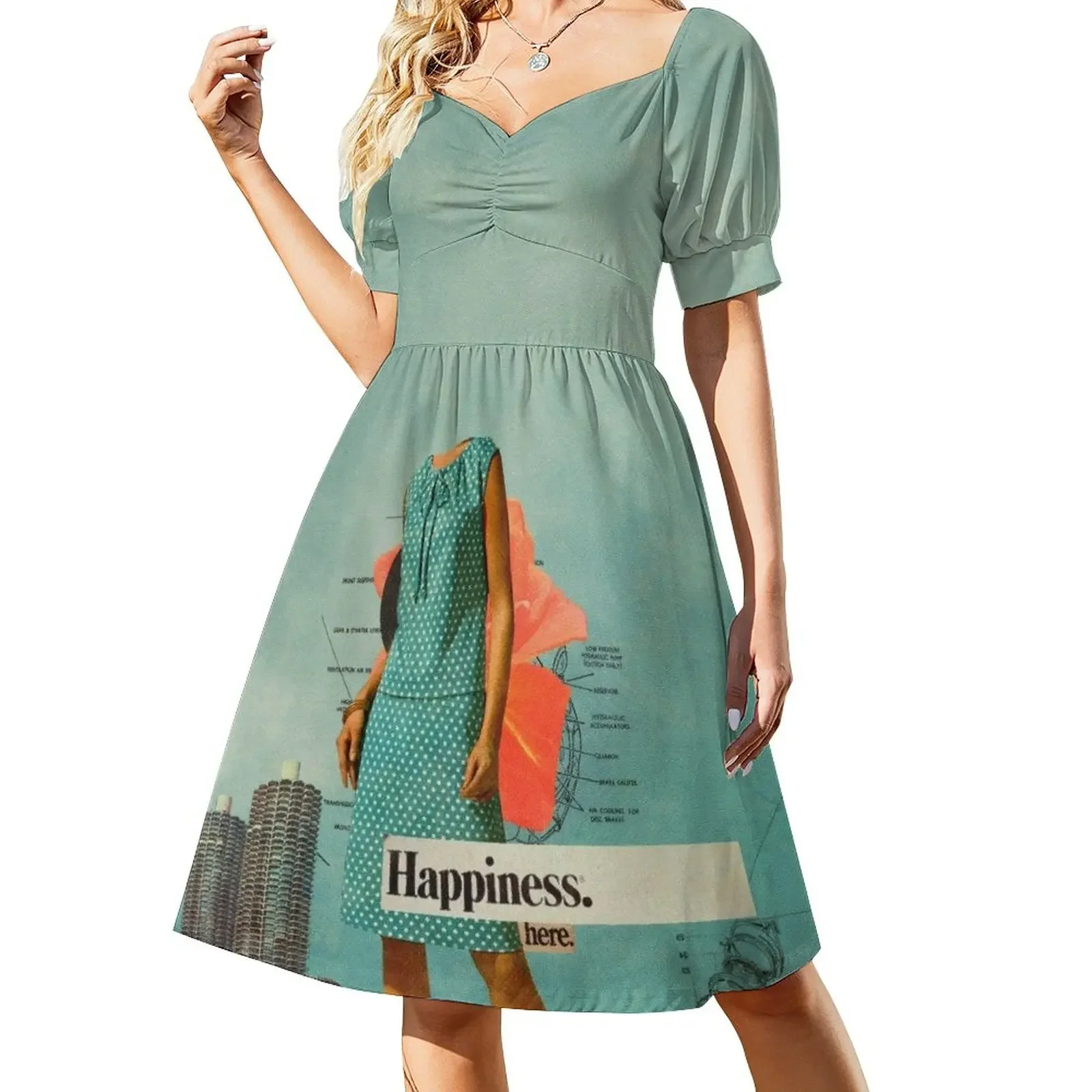 

Happiness Here Short-Sleeved Dress elegant party dress for women 2025 party dresses woman